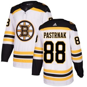 Herren Boston Bruins Eishockey Trikot David Pastrnak #88 Authentic Weiß Auswärts